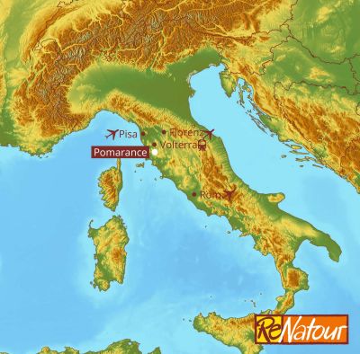 italien toskana val di cecina volterra pomarance eselwandern eseltrekking wandern mit gepcktransport etappenwandern