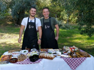 Belohnung fr die Erntehelfer: Ein grandioses Buffet!