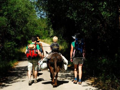 Wanderurlaub mit Gepcktransport durch Esel Agarve Portugal