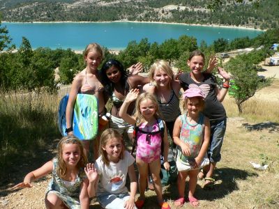 Familienurlaub am Lac de Ste. Croix.